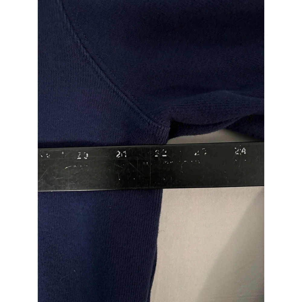 Polo Ralpj Lauren 1/4 Zip Sweater Men's Size Large Blue Long Sleeve Pullover